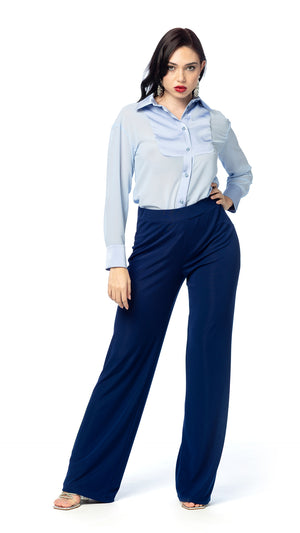 Camicia in Georgette e Raso