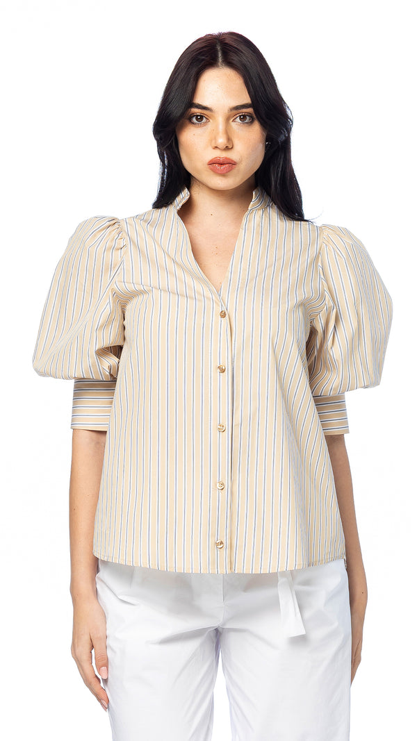 Camicia con Maniche a Palloncino