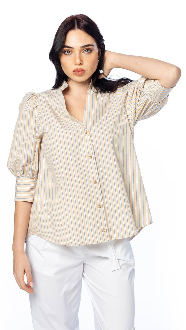 Camicia con Maniche a Palloncino