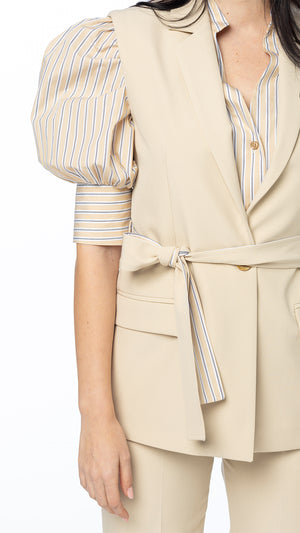 Camicia con Maniche a Palloncino