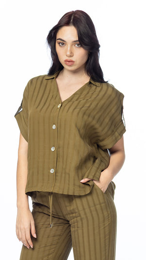 Giacca Camicia in Lyocell