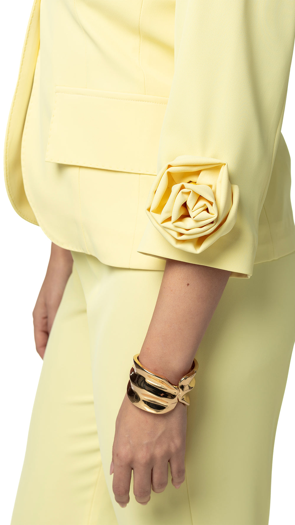 Giacca in Cady Manica 3/4 con Fiori