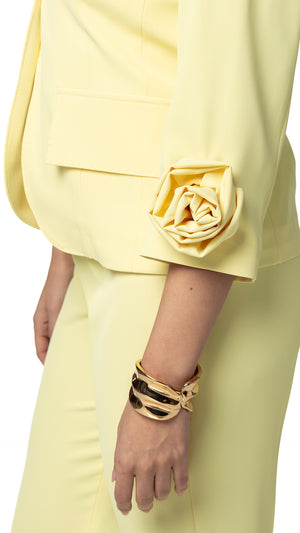 Giacca in Cady Manica 3/4 con Fiori