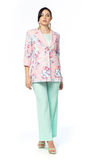 Giacca in Cady Stampato