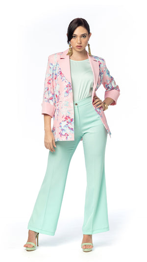 Giacca in Cady Stampato