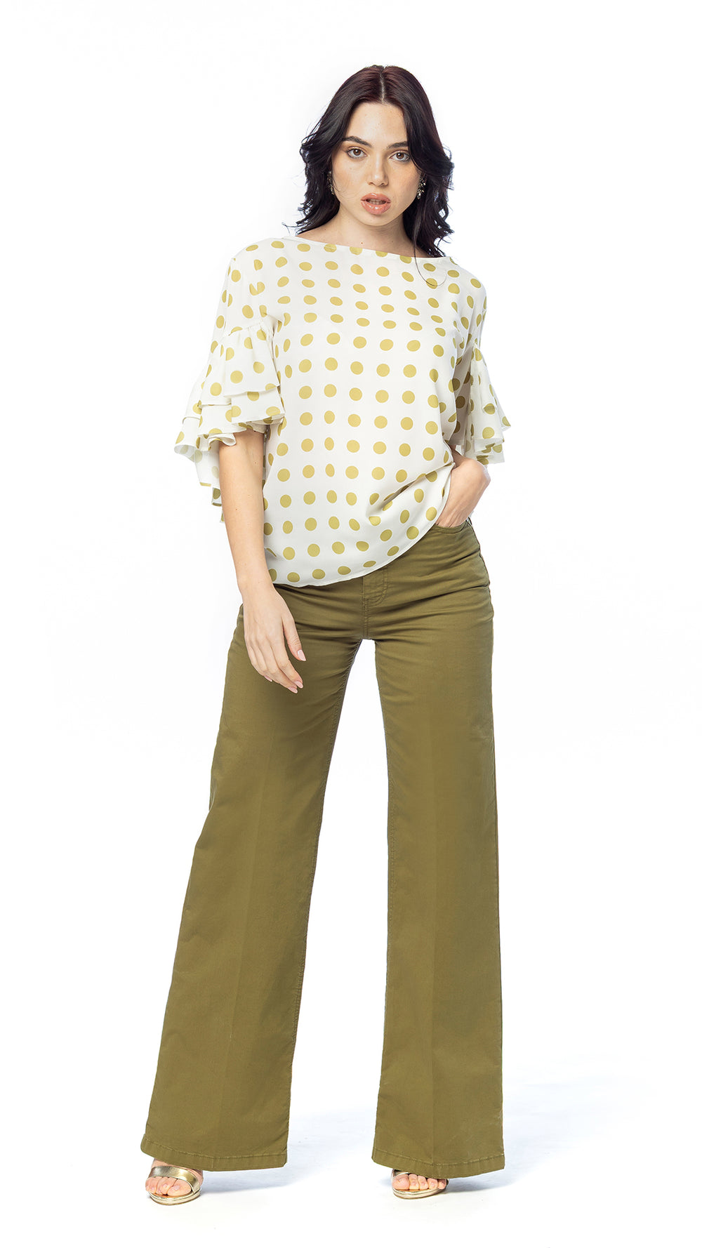 Pantalone a Zampa 5 Tasche