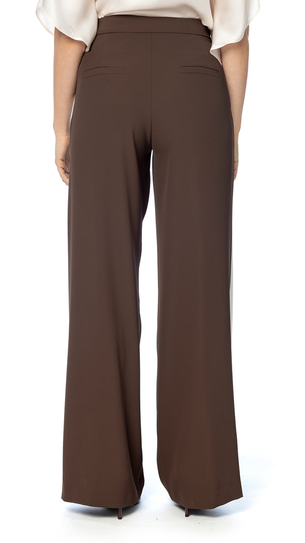 Pantalone Palazzo con Banda Laterale