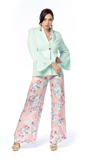 Pantalone Palazzo Fantasia Floreale