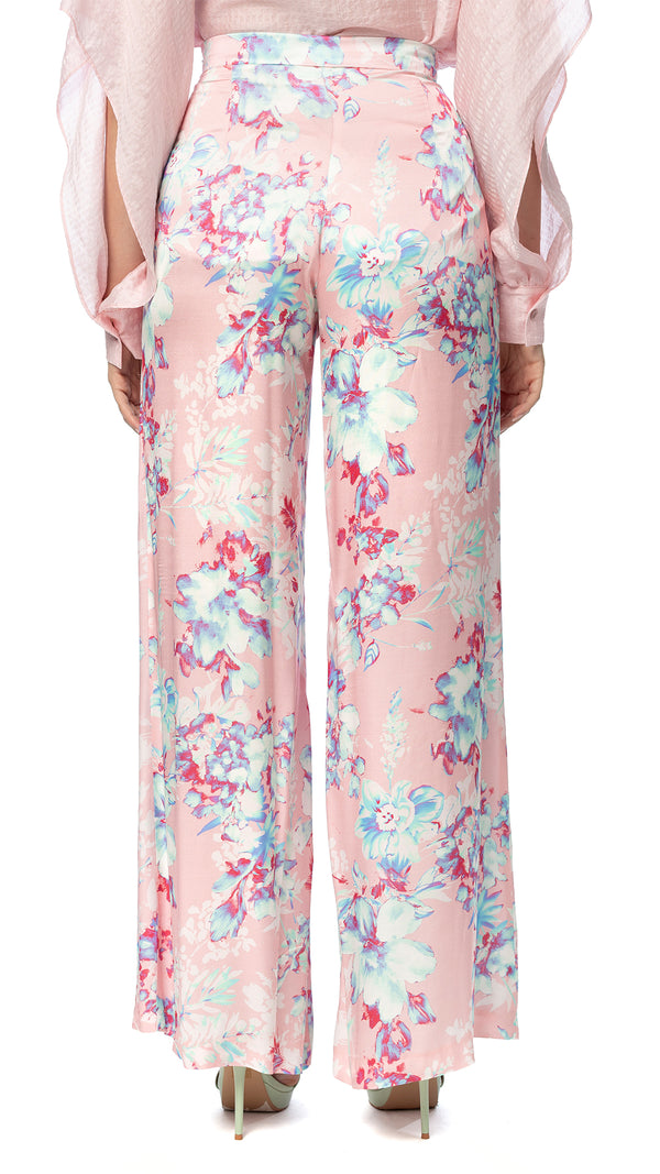 Pantalone Palazzo Fantasia Floreale