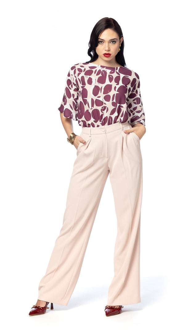 Pantalone Palazzo Con Pences