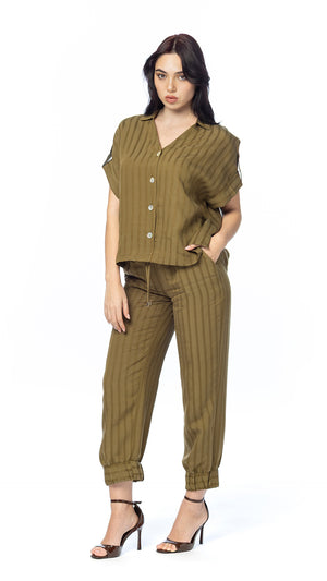 Pantalone Jogger in Lyocell
