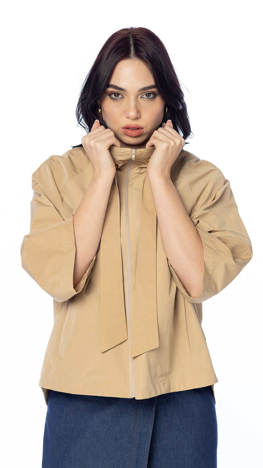 Trench a Cappetta con Zip