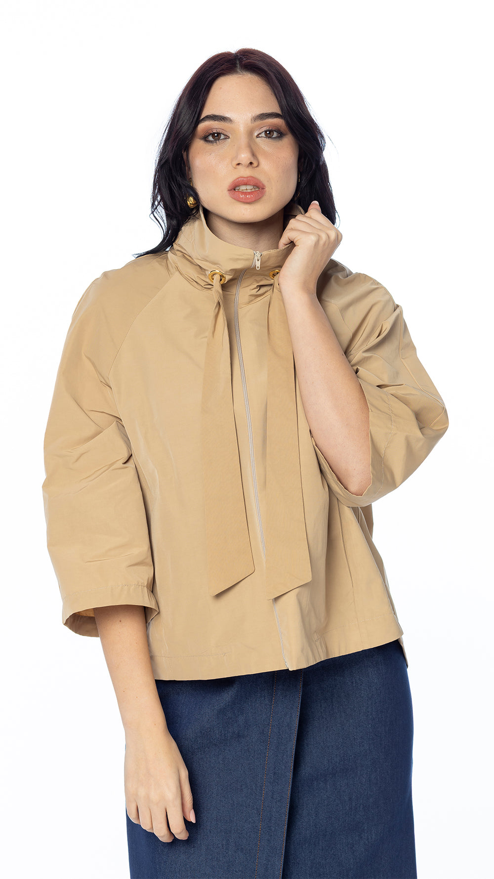Trench a Cappetta con Zip