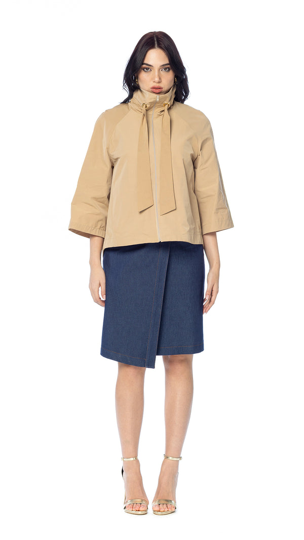 Trench a Cappetta con Zip